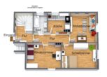 Freistehendes Zweifamilienhaus in guter Wohnlage von Celle! (TJ-6216) - Grundriss 1.Etage