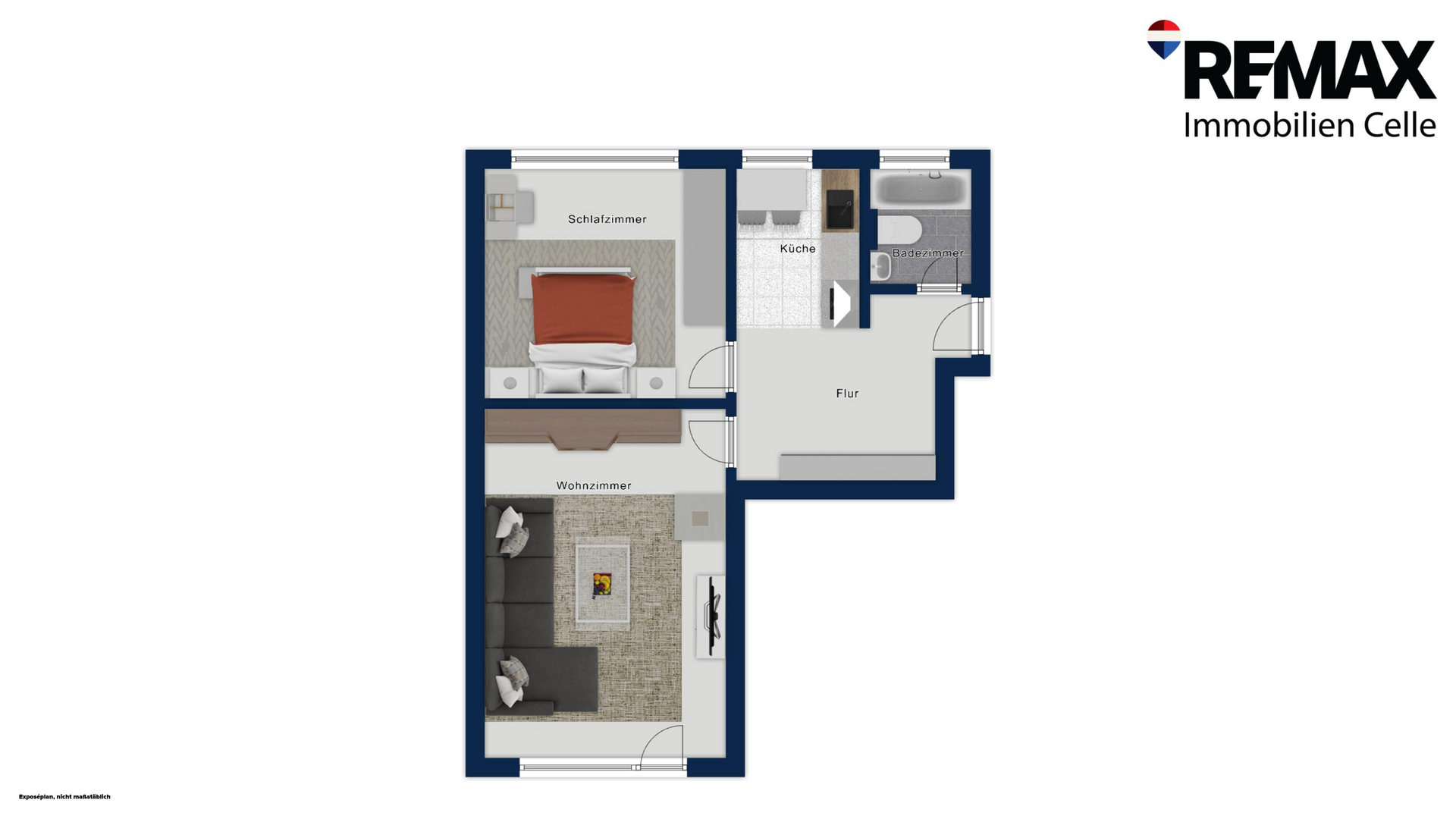 Schöne 2-Zimmer-Wohnung mit Balkon in ruhiger Lage! (AK-1020-353) - Photo 1